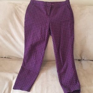 Patterned dress pants